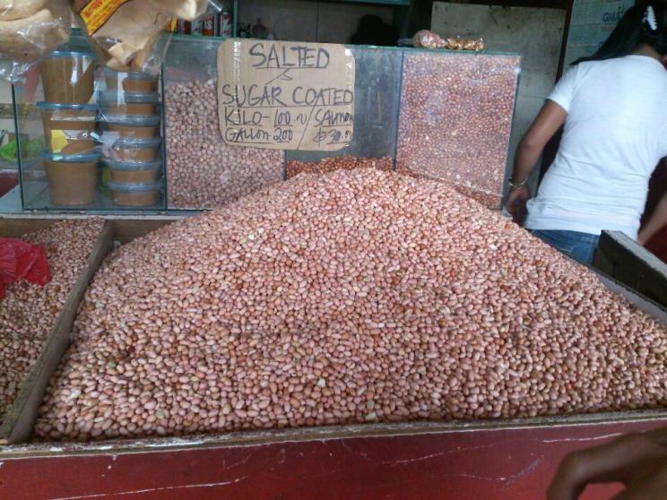 It says salmon on the right side of the price label